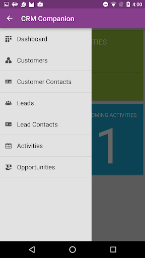 IFS CRM Companion 9 Screen 2