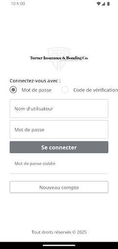 Aperçu de l'application