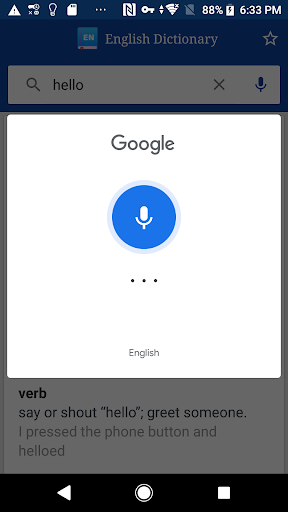 English Dictionary Online Screen 2