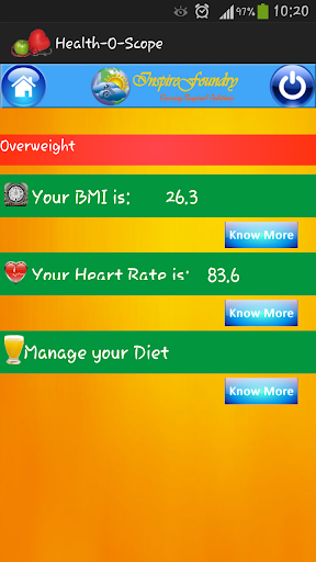 Health-O-Scope Screen 3