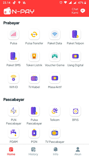 NPay - Agen Pulsa PPOB Screen 3
