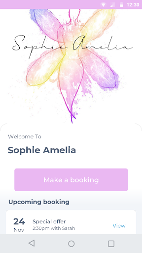 Android application Sophie Amelia screenshort