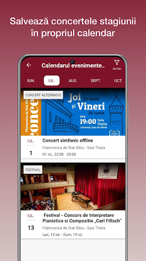 Filarmonica Sibiu App Screen 2