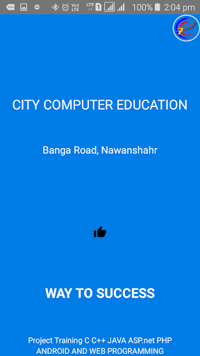 Android application City Computer Education screenshort