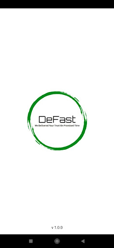 Android application DeFast screenshort