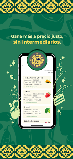 Android application Chakri Vendedor screenshort