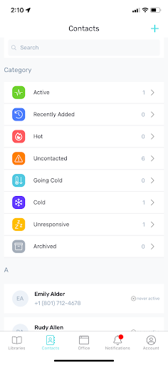 Android application Biz Pro screenshort