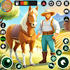 Virtual Horse Riding Farm 3d icon