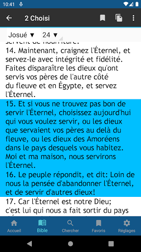 Bible Louis Segond Screen 2