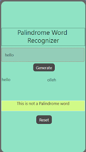 Palindrome Generator by Shaden