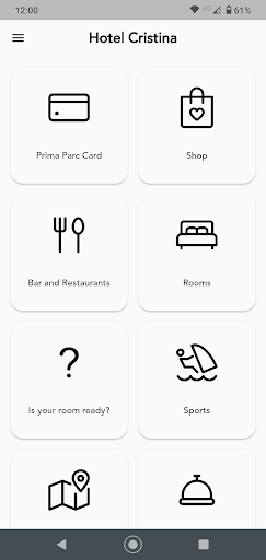 Android application Hotel Cristina - Limone screenshort
