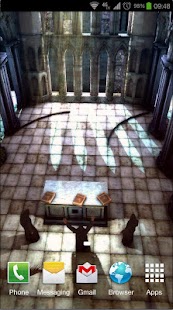 Snímek gotické 3D živé tapety