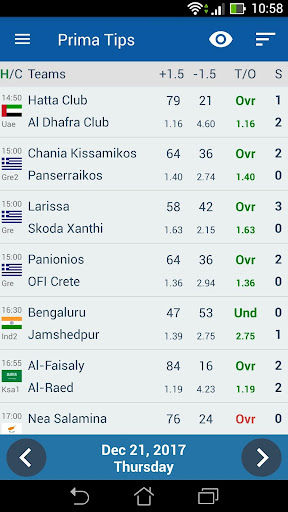 Football Predictions PrimaTips Screen 2