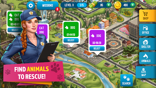 Animal Shelter Simulator v1.00 MOD APK (Unlimited Money/Coins) Free For Android 4