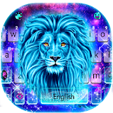 Galaxy Neon Lion Keyboard Theme icon