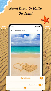 Captura de Pantalla 5 Draw Beach Sand Name Art android