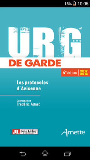 Android application Urg' de garde 2017-2018 screenshort