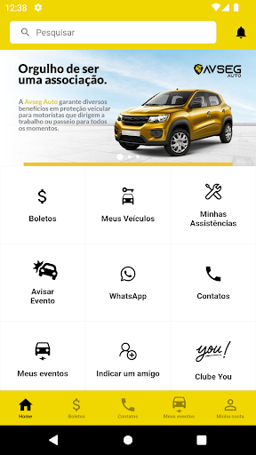 Android application AVSEG Auto screenshort