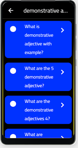 demonstrative adjective Screen 2