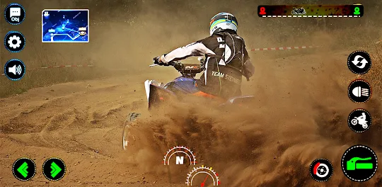 Dirt Bike Kawasaki - ATV Quad