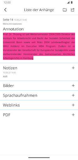 MAVO-Kommentar+ Screen 3