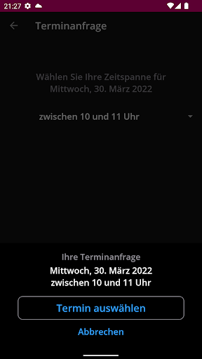 inShape App Screen 2