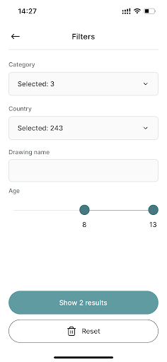 Android application Art SQRD screenshort