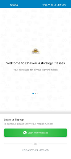 Android application Bhaskar Astrology Classes screenshort