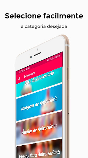 Android application Aniversário Mensagens Prontas screenshort