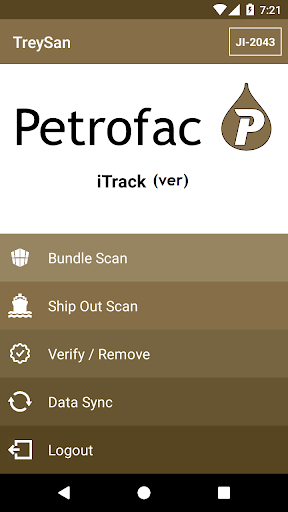 Petrofac iTrack Screen 3