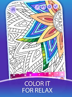 Antistress Adult Coloring Book Screenshot