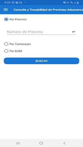 APP Precintos Aduaneros Screen 3