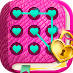 Cover Image of 下载 My Pink Glitter Secret Diary With Lock 1.0 APK