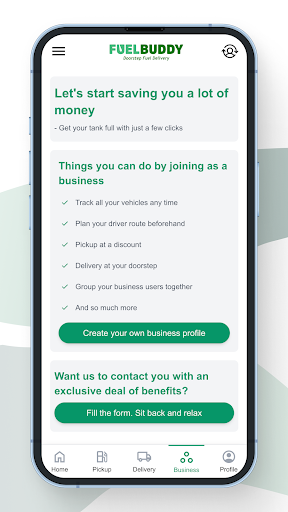 Android application FuelBuddy screenshort