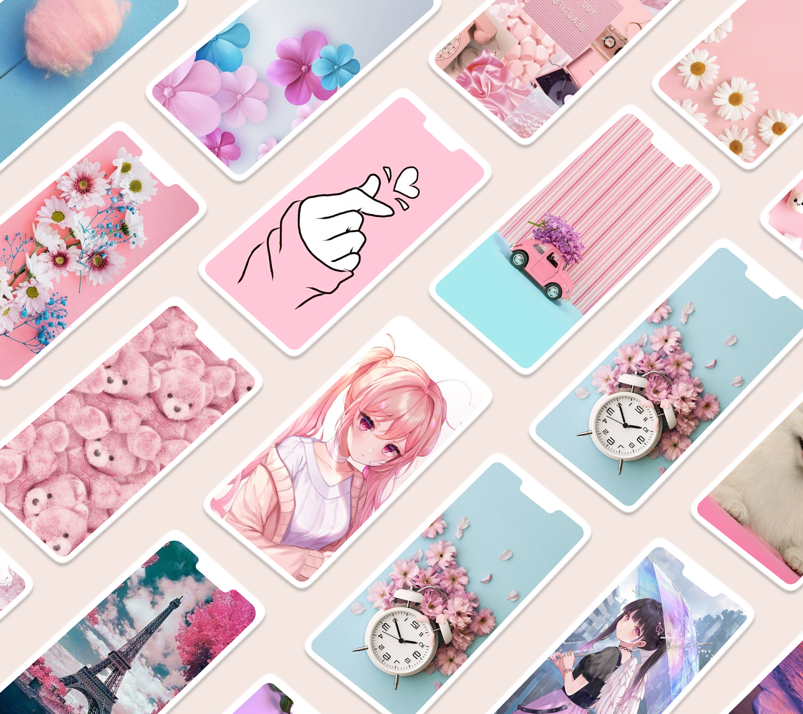 Tải Girly Theme Cute Wallpaper 4K App trên PC với giả lập - LDPlayer
