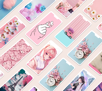 Girly Theme Cute Wallpaper 4K