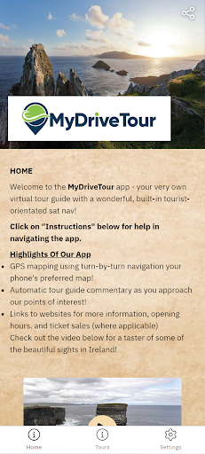 MyDriveTour Screen 2