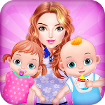 Babysitter Daily Care Nursery-Twins Grooming Life Apk