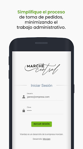 Android application Marche Central screenshort