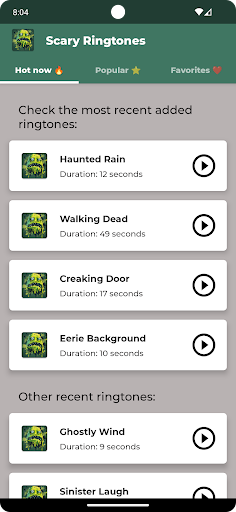 Korkutucu Zil Sesleri ekran görüntüsü