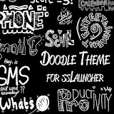 Doodle Dark Theme ssLauncher icon