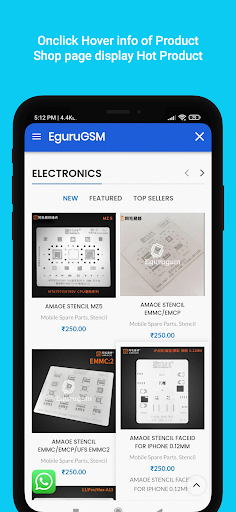 Egurugsm Mobile Parts Store Screen 2