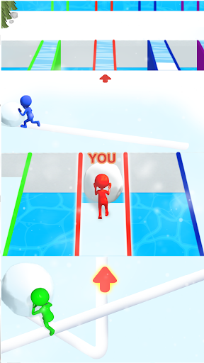 لعبه Snow Race: Snow Ball.IO apk مهكر3