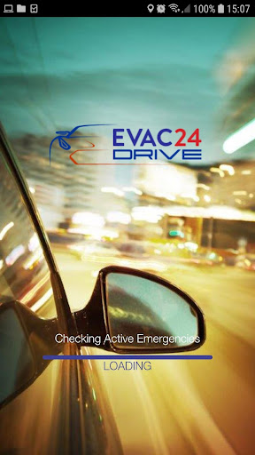Android application Evac24 Drive screenshort