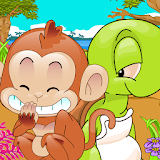 قصص و العاب اطفال - حكاية القرد و السلحفاة icon