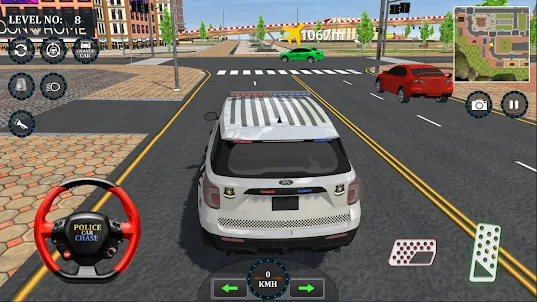 Police Car Cop Chase Driving