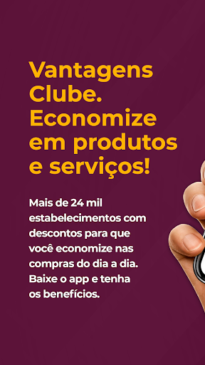 Android application Vantagens Clube screenshort