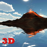3D Volcano Live Wallpaper icon