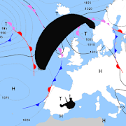 Surface Pressure Charts for Paragliders - Europe