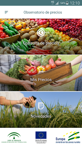 Android application Precios Agrarios de Andalucía screenshort
